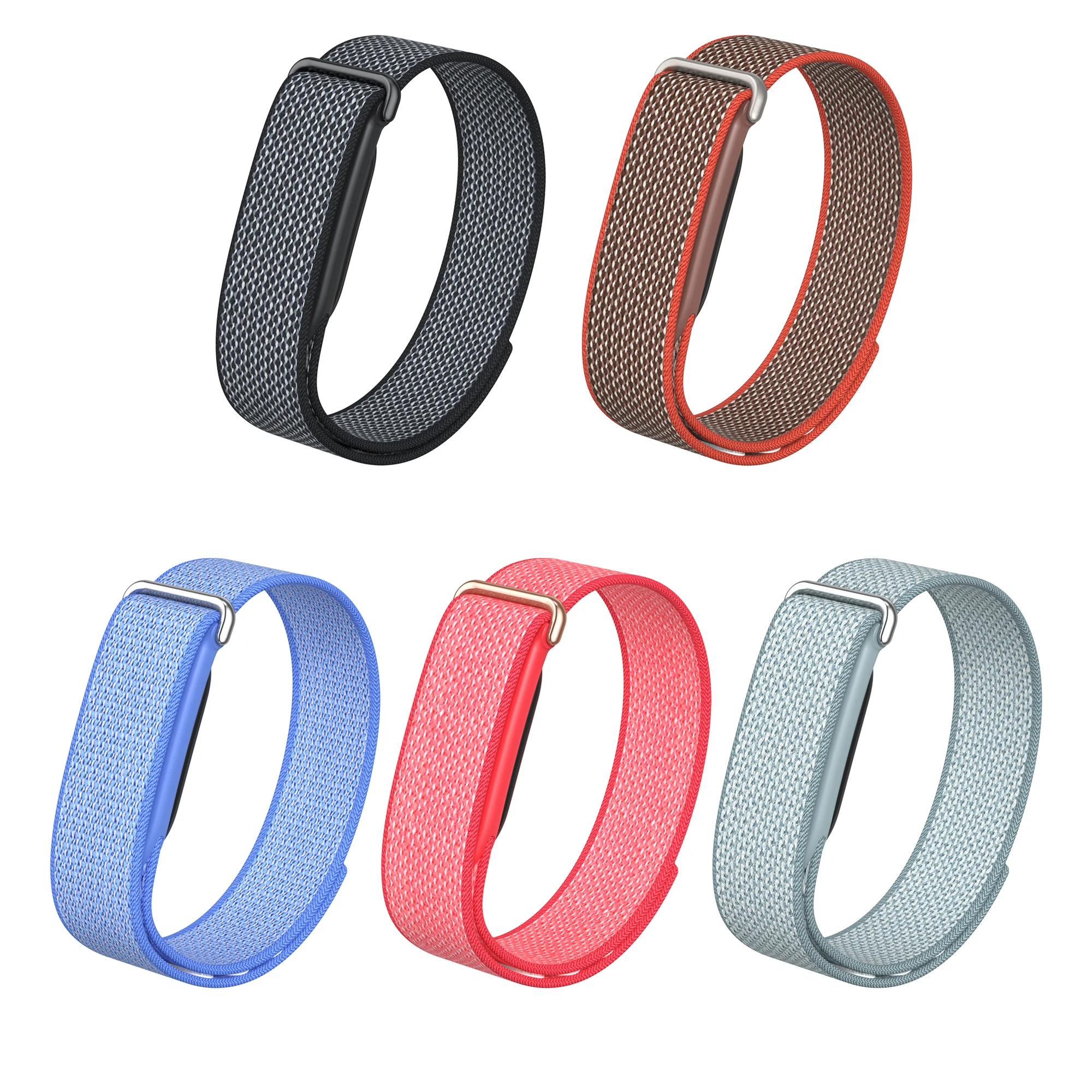 Nylon Loop Band for Google Fitbit Air Strap Breathable Sport Replacement Wristband Adjustable Elastic Bracelet Men Women