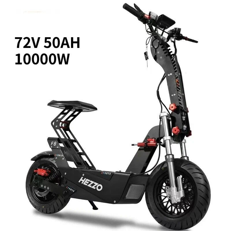 8000W Electric Scooter 95km/h Max Speed 130km Range Foldable Waterproof Electronic& Remote Smart C&Features E-Scooter