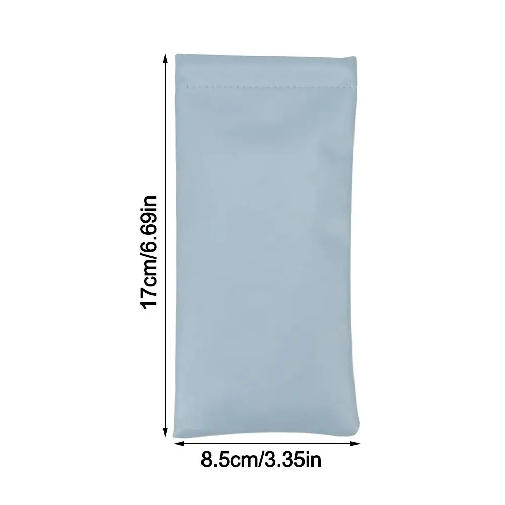 الهدايا بو نظارات شمسية الحقيبة الجلدية الناعمة بسيطة النظارات تخزين أكياس النظارات الصلبة الملحقات حقيبة مقاومة للماء