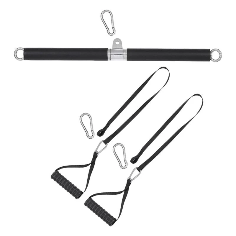 547B LAT Pull Down Bar Back Strength Workout Handle Pulley Cable Machine Attachment