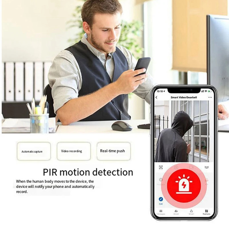 TUYA Wifi Doorbell Camera Wireless 1080P Outdoor Video Door Bell Camera AC DC Video Door Phone IP65 Home Security