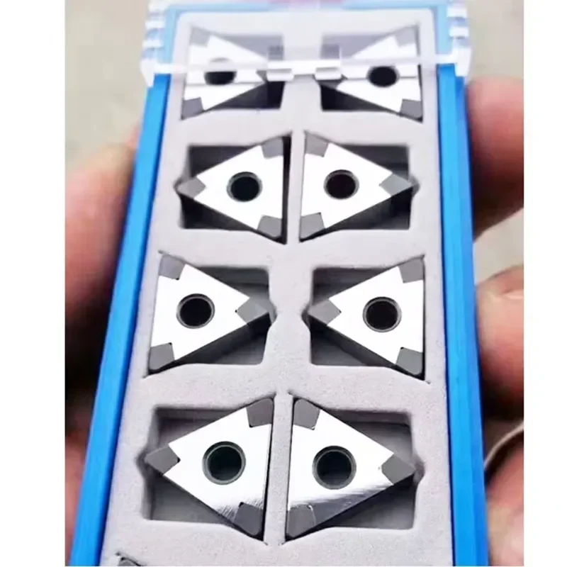 10pcs Cbn Inserts Tnga160404 Tnmg160404 Pcbn Pcd Diamond Iso Indexable Carbide External Turning Tools Inserts Ccmt Lathe Cutter