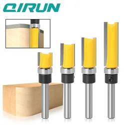 6.35mm diameter woodworking slotting straight cutter, bearing straight cutter set, imitation milling cutter, trimming cutter.