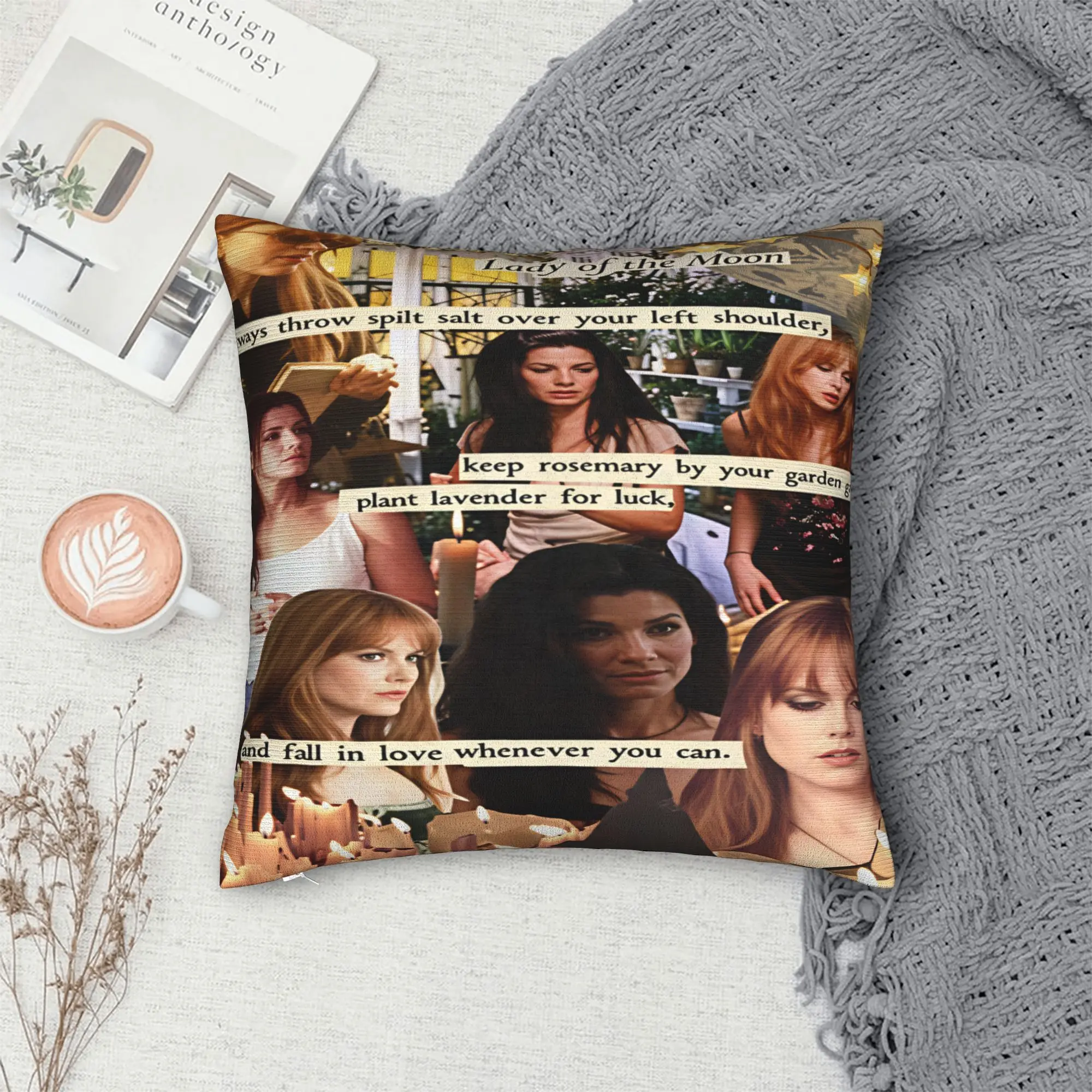Practical-Magics Pillow Case  Comfy Pillow Cover Retro Trendy Pillowcases For Sofa Car Home Decor