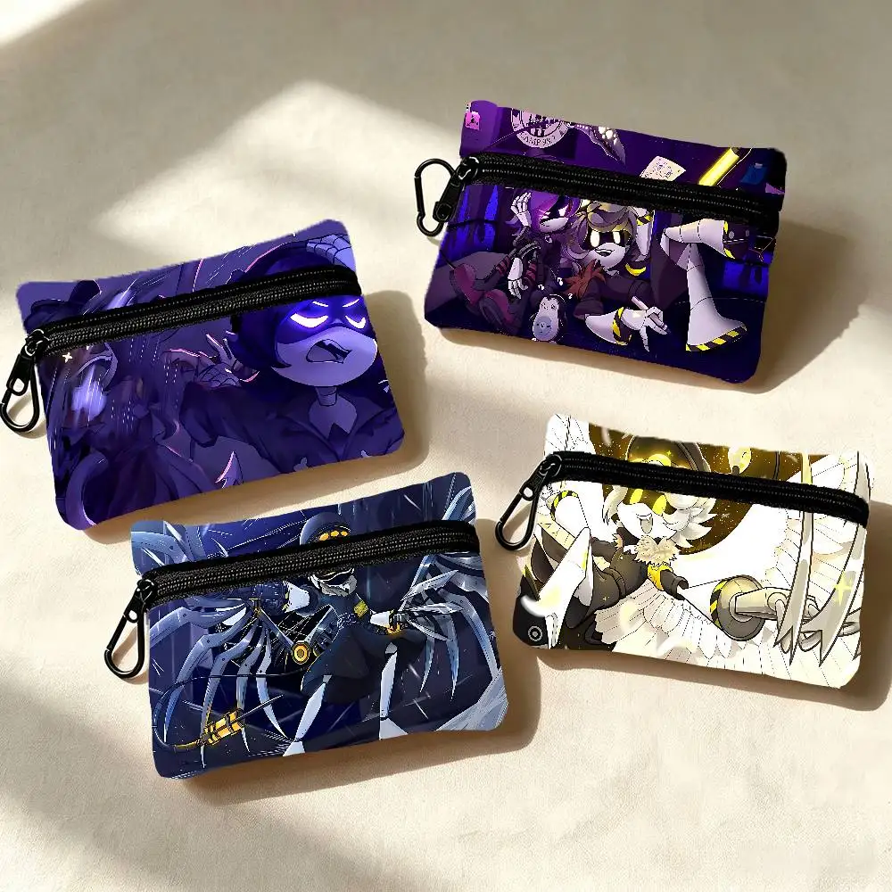 Anime Murder Drones Canvas Coin Purse Logo Storage Pouch Canvas Bag New Coin Bag Key Coin Purse