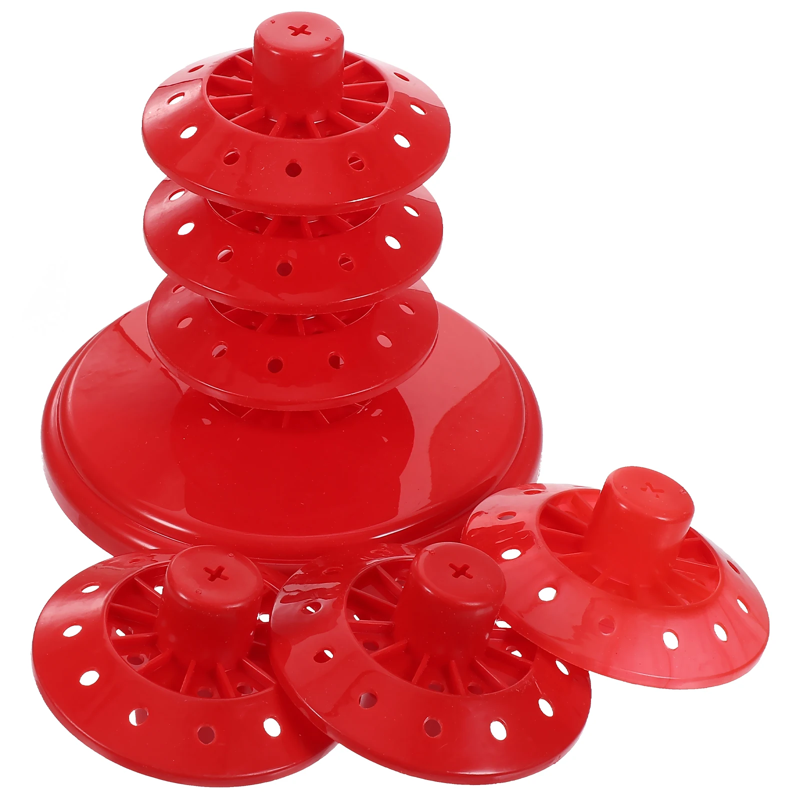 متعدد الثقوب كعكة الملوثات العضوية الثابتة حامل مصاصة حامل رف شاشة تجفيف حامل لمتجر ديكور المنزل سطح المكتب مادة Pp الخفيفة