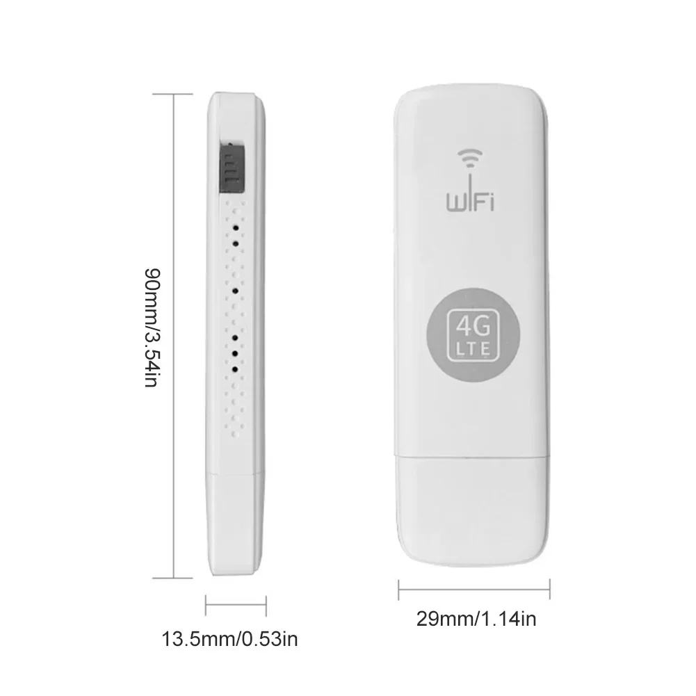 Pocket Hotspot Portable Mobile Router 150Mbps USB WiFi Router Nano SIM Card with Antenna High Speed Easy To Use