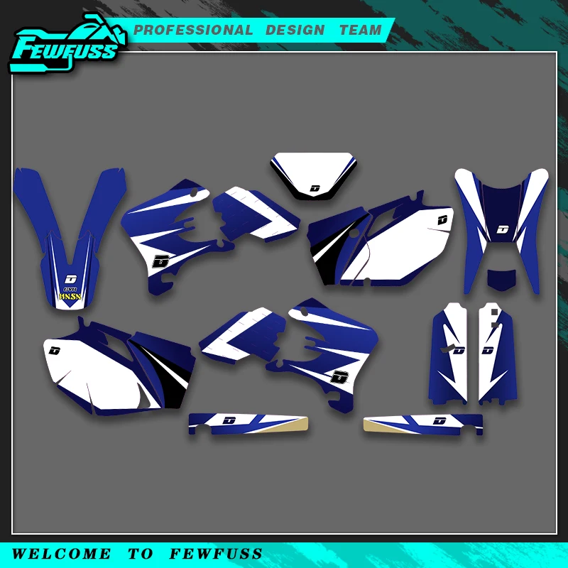 

Fewfuss For YAMAHA WR 250F WR 450F WR250F WR450F WRF 250 450 2003 2004 2005 2006 Motorcycle Graphics Decals Stickers Kits Custom