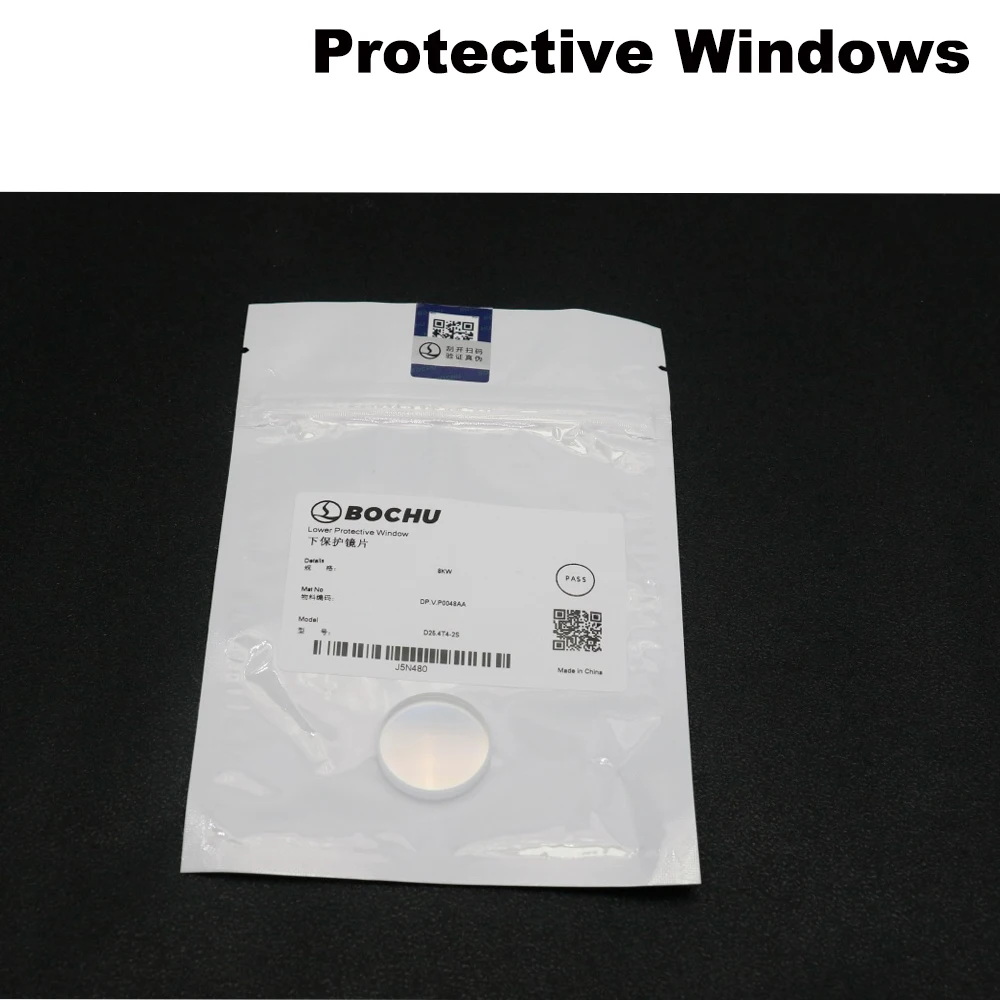 D34.0T5-6 BOCI Laser Protective Lens 25.4x4 For 40KW HAN'S GROUP Precitec Fiber Laser Cutting Machine Protection Window