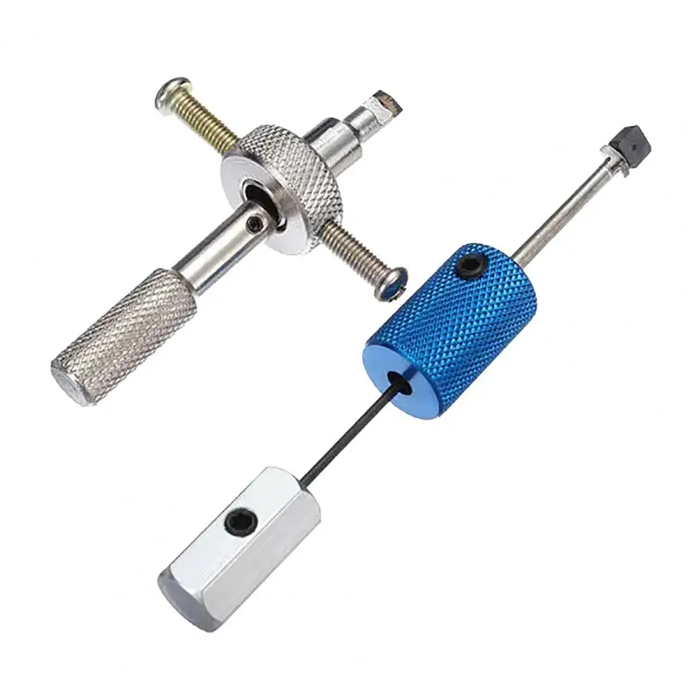 F50 2Pcs Useful Disc Detainers Portable Locksmith Tools Creative Smooth No Burr Disc Lock Puller Tool  Easy to Use