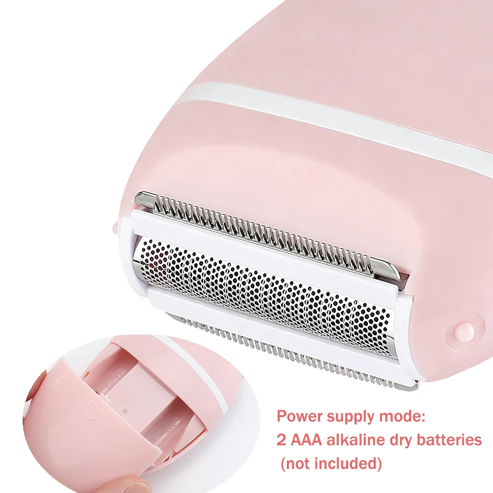 

Women's Electric Shaver, Cordless 3-in-1 Body Razor & Bikini Trimmer for Legs, Underarms & Arms, Mini Wet Dry Hair Removal, Gift