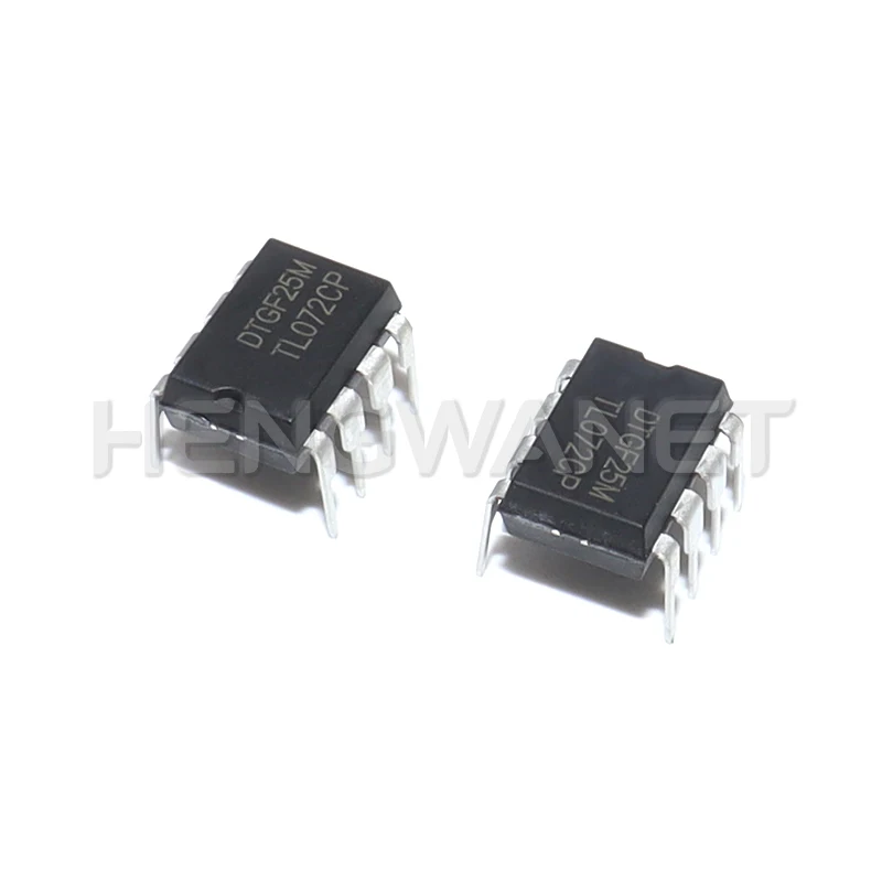 10PCS/LOT TL072CP DIP-8 TL072 IC Dual Operational Amplifier Chipset