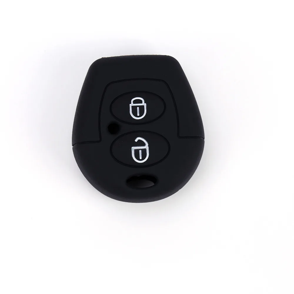 Silicone Key Car Case Protector Remote Key Cover for Volkswagen Chery 2 Button Key Bag Shell Anti-theft