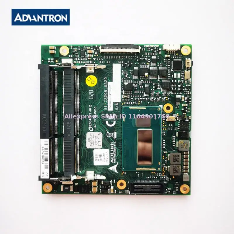 ADLINK 51-72208-0A20 CExpress-HL-i7-4650U/LOT Embedded industrial control motherboard 3.5-inch COME small board in stock