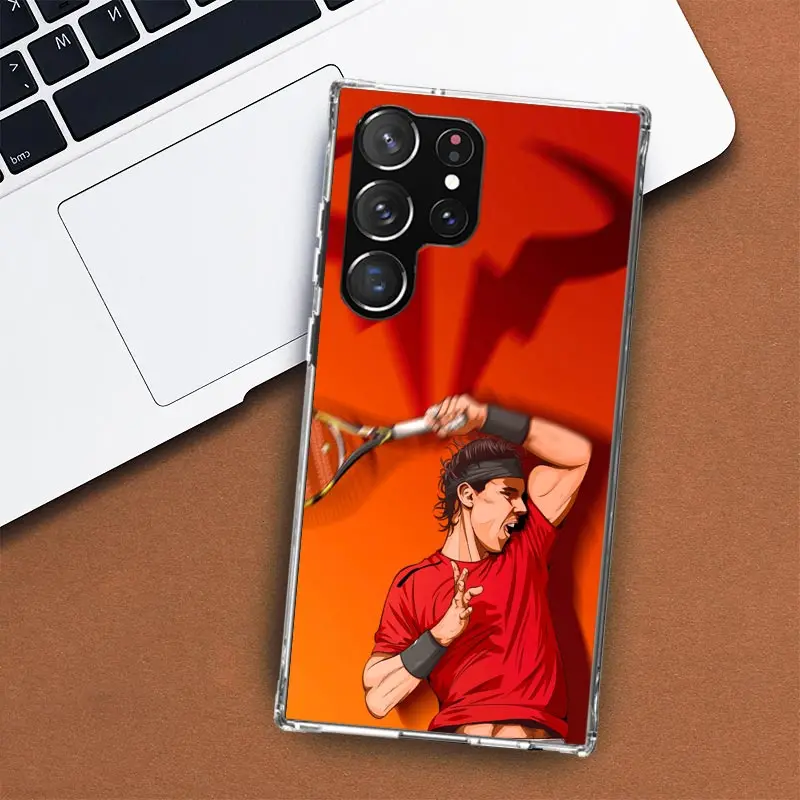 Rafael Nadal Tennis Phone Case For Samsung Galaxy S24 S23 S22 Ultra S21 S20 Fe S10 Plus S10E S9 S8 + Shell Coque