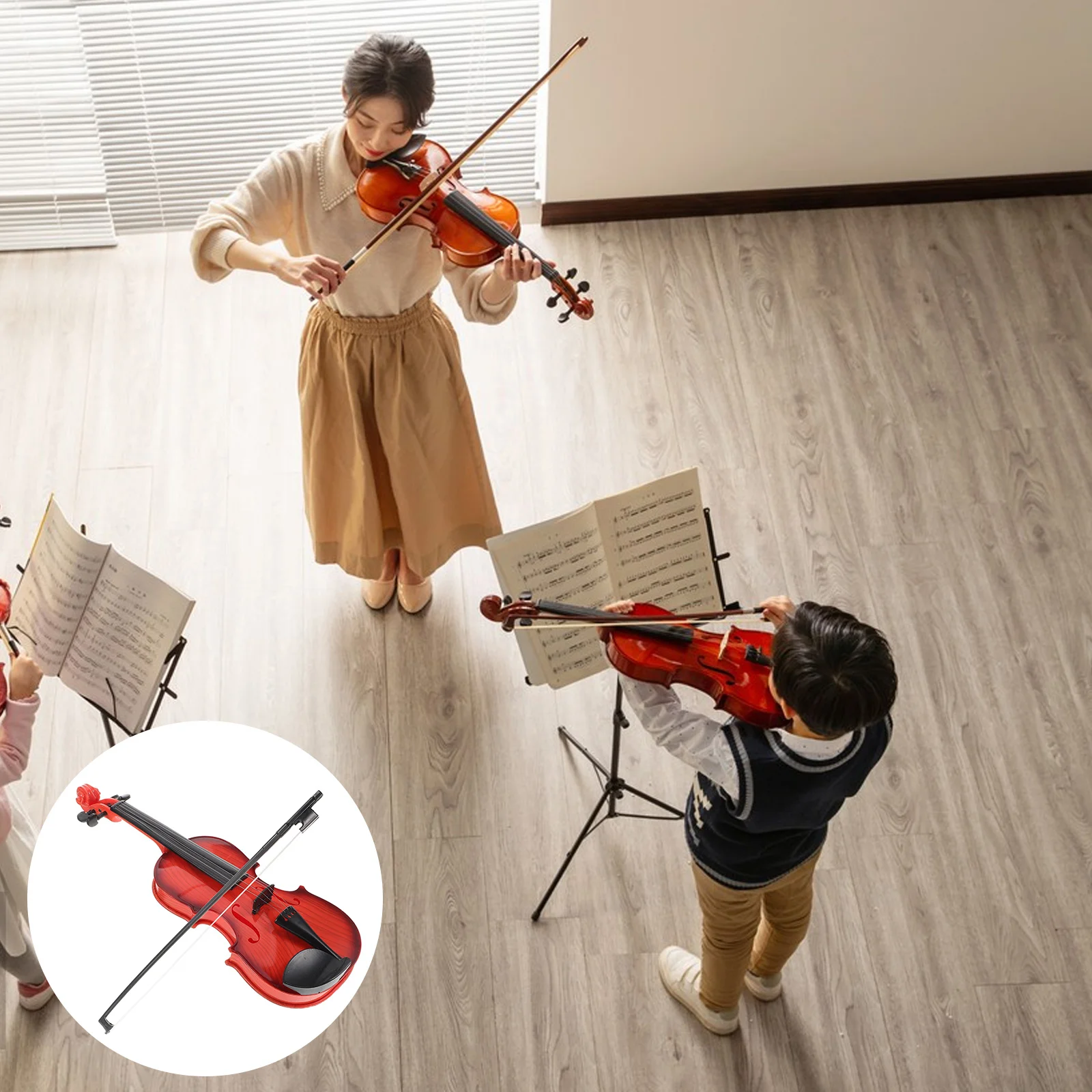 

Simulated Violin Instruments Kids Musical Toy Small Adornment Miniature Toddler