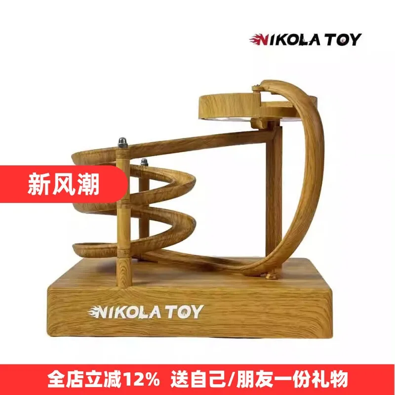 Electromagnetic Acceleration Silent Perpetual Motion Machine Model Built-in Lithium Battery Does Not Need To Be Plugged in,