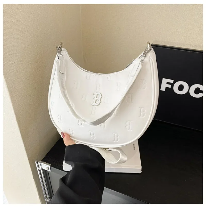 

High-End Luxury Crossbody Bag For Women Trendy Design With Solid Color And Letter Logo Large Capacity