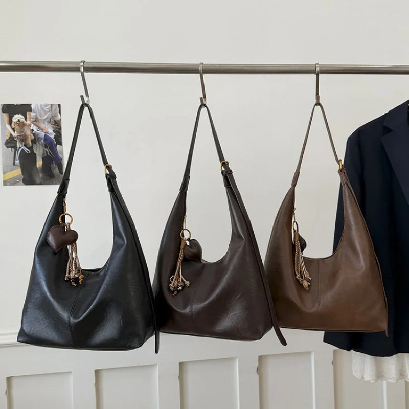 

Ladies Tote Bag Made Of Sun-Printed Leather Boasting High-End Norway Commuter Spacious Soft Style