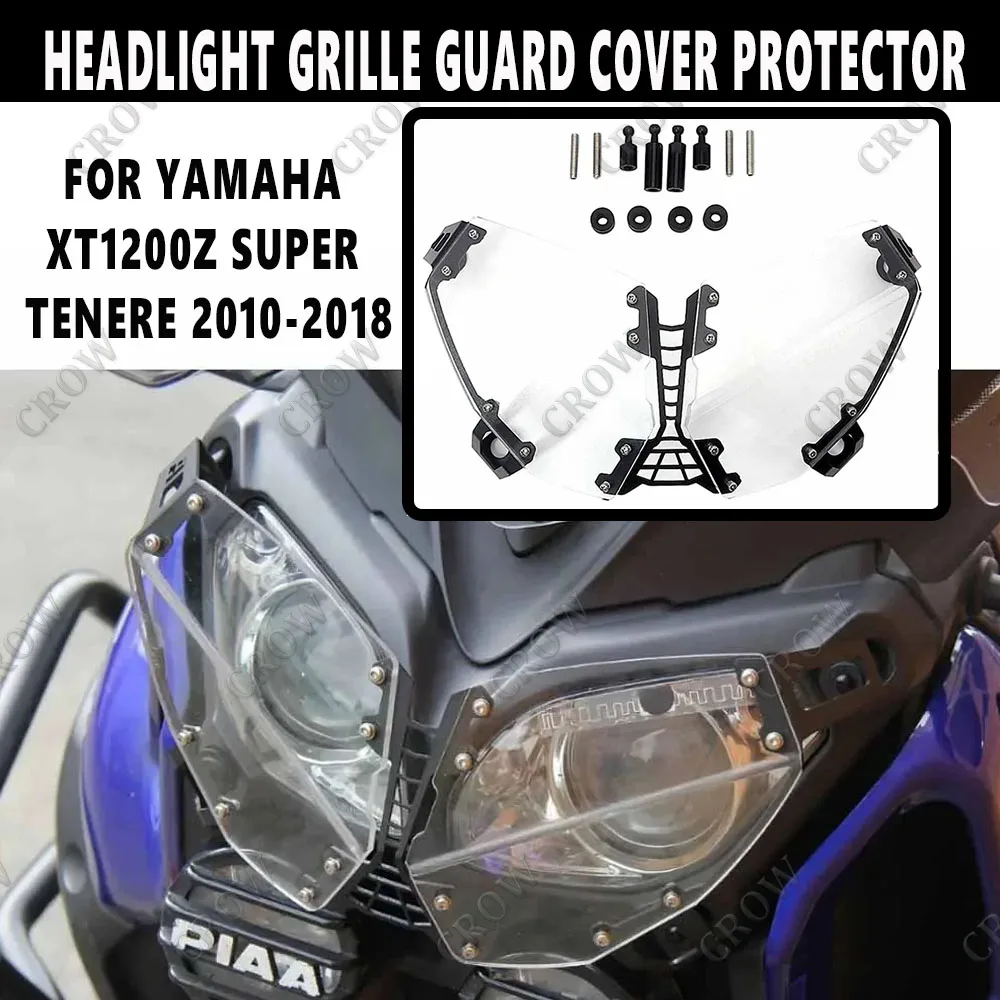 

New Motorcycle Accessories Headlight Grille Guard Cover Protector For YAMAHA XT1200Z Super Tenere XT 1200 Z 2010-2019