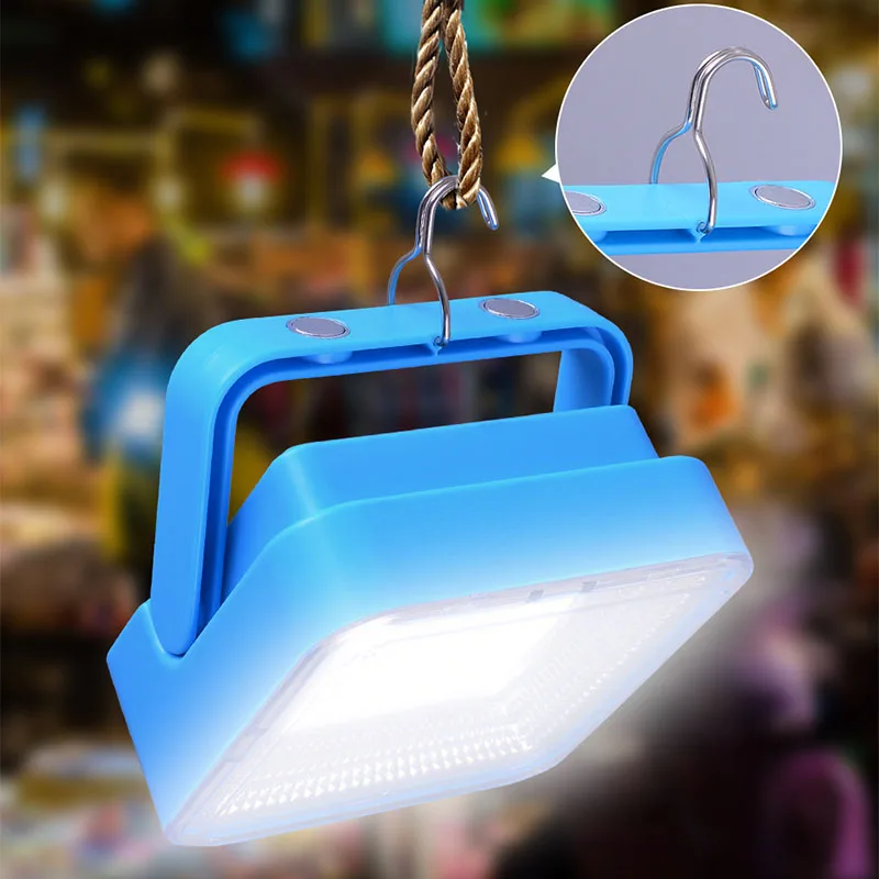 VOLODYMYR projecteur solaire extérieur Portable lampe de travail d'urgence Camping diffusion en direct remplissage lampe de décrochage de rue pour l'entretien