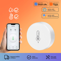 Tuya ZigBee Mini Temperature And Humidity Sensor Indoor Humiture Detector Works With Alexa Google Home Voice App Control