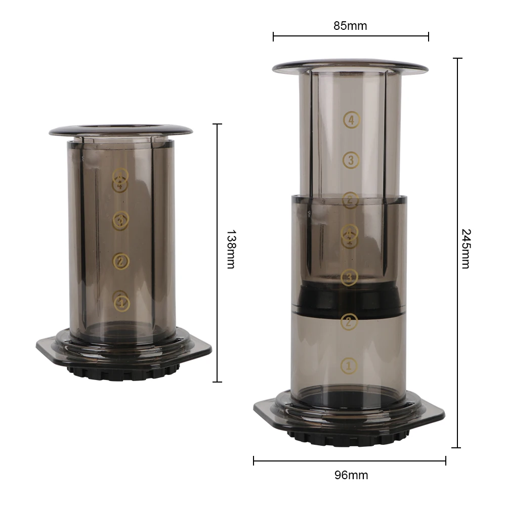 Cafe Press Machine French Press Cafe Portable New Filter Glass Espresso Coffee Maker Coffee Pot Barista Tools Filters Paper