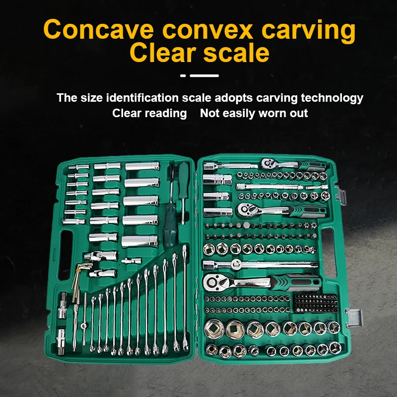 216-częściowy zestaw narzędzi  – Socket Set recenzja i cena