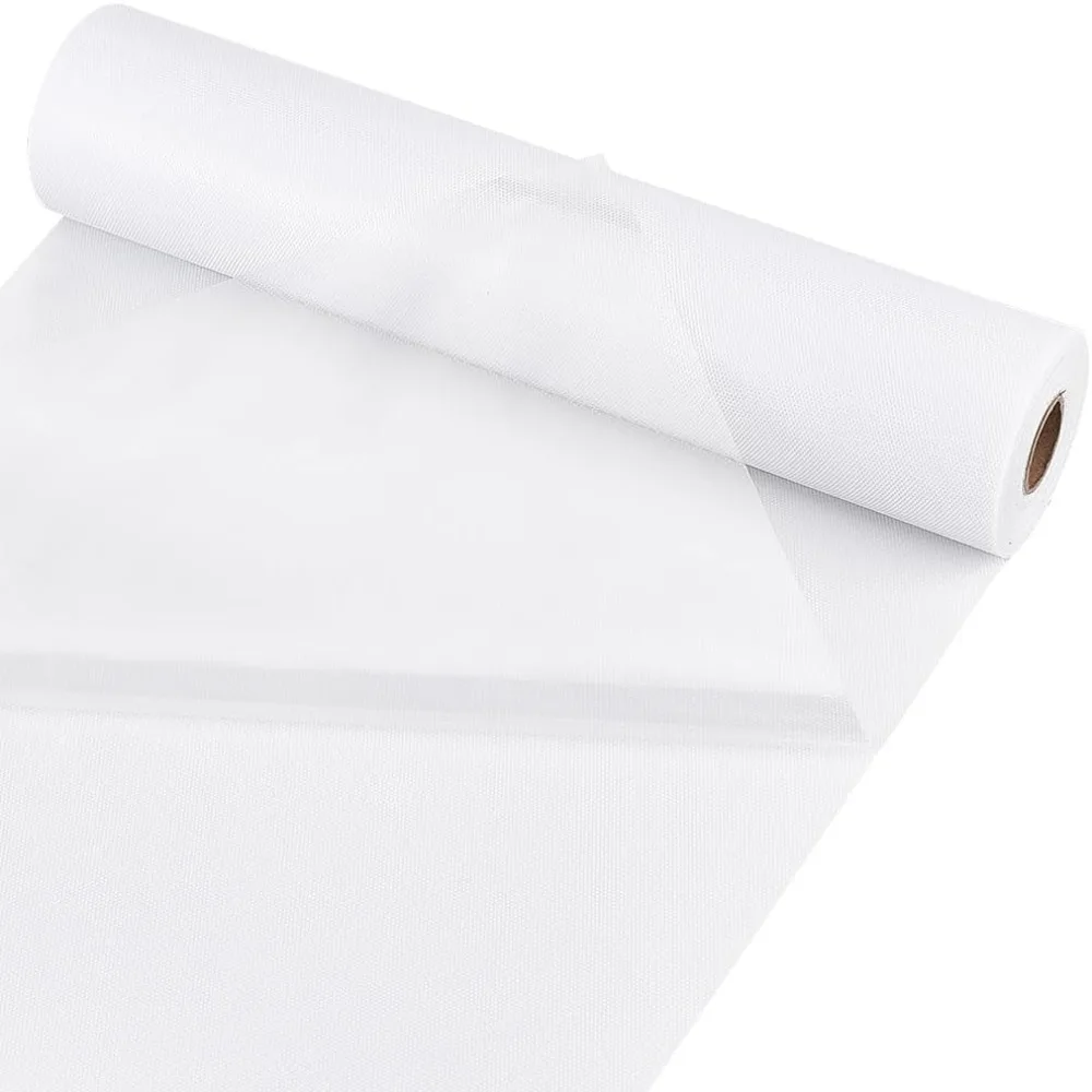 32.8Ft x 14.2Inches Hotfix Tape White Heat Transfer PET Papers Rhinestones Transfer Film Paper Rolls for Transfer Pattern