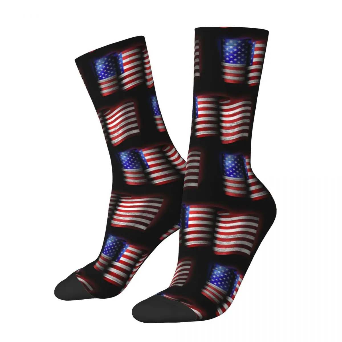 American Flag Adult Socks America,flag,special effects,geometric abstraction, special effects Unisex socks,men Socks women Socks