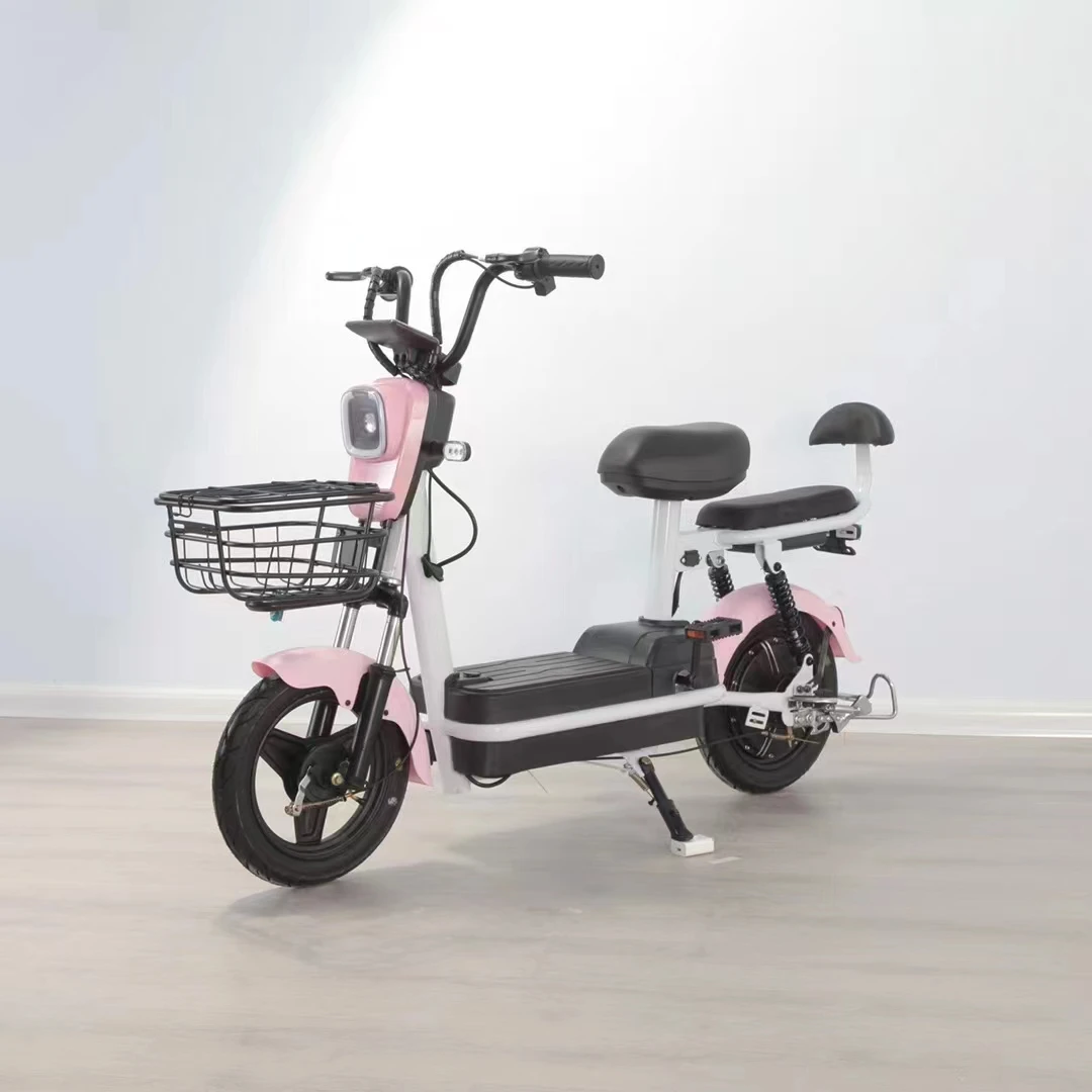 Kelansini 48V 12A Electronic Smart Adult Electric Bike with Brushless Motor and Lithium-Ion Battery