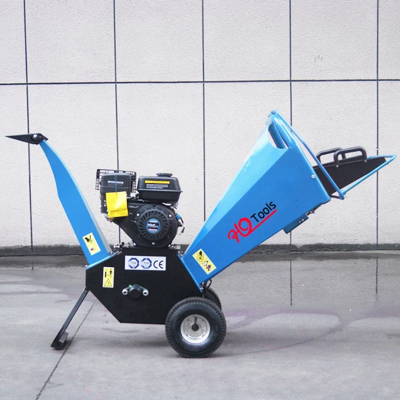 

【Hot】Newest Style Tree Branch Wood Crusher Garden Wood Tree Crushing Chipper HY65H-GS