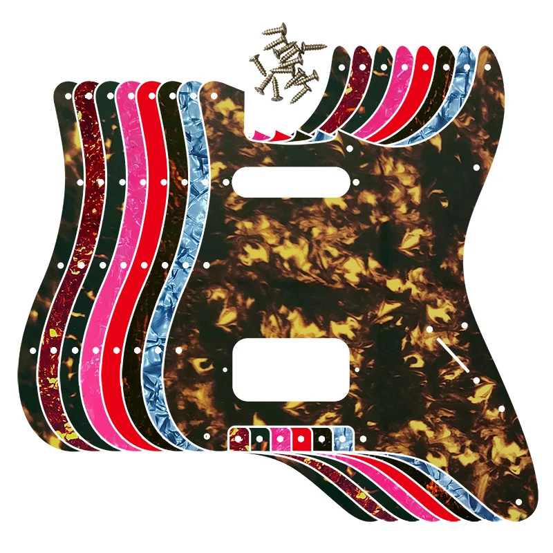 

5pcs Custom Guitar Parts For USA / Mexico FD 72' 11 Screw Holes Standard St SH Guitar Pickguard Scratch Plate Flame Pattern