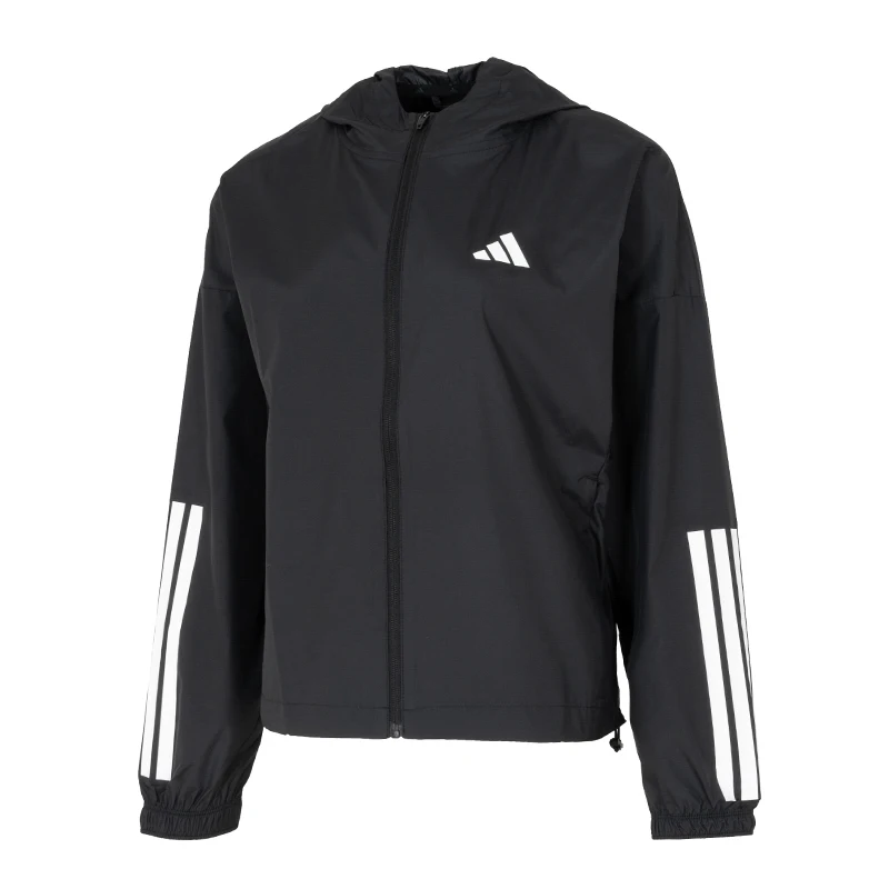

Женская спортивная куртка Adidas для фитнеса и тренировок, тканая куртка для бега с капюшоном, свободный топ Jx1872