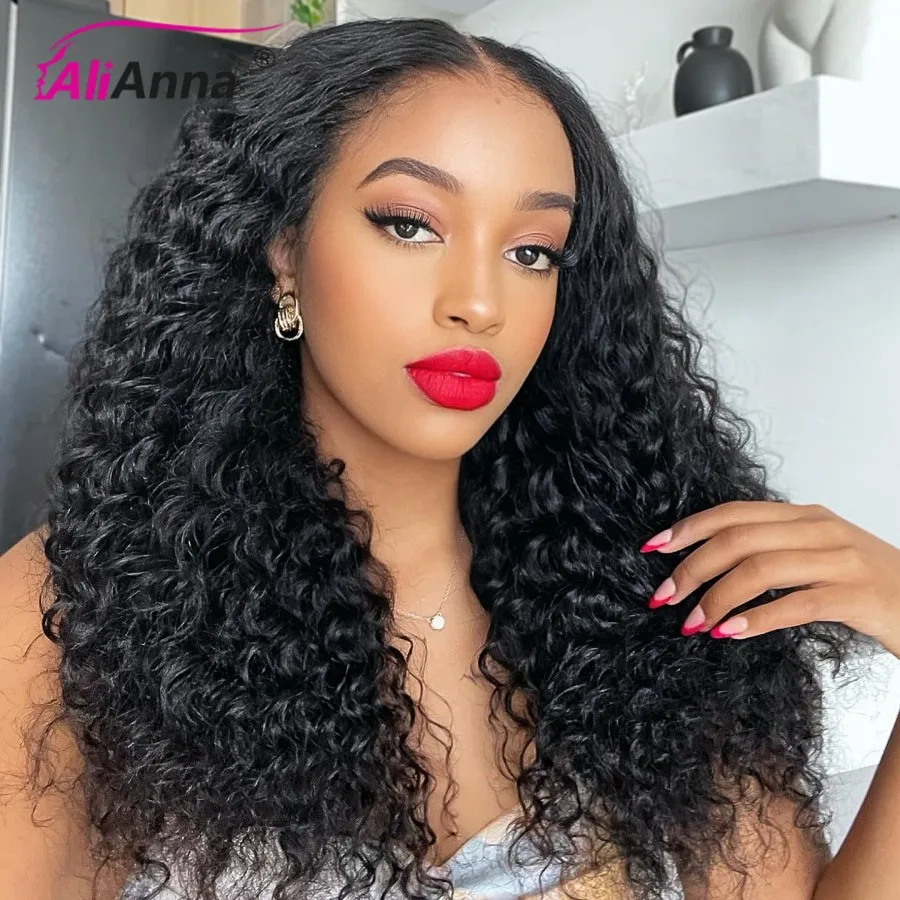 Deep Wave Extensions ผมมนุษย์จริงบราซิลผมมนุษย์ 100% Curly Human Hair Bundles Fast Shipping