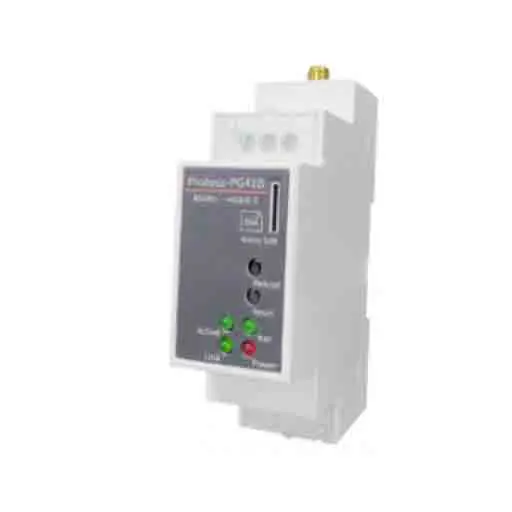 Protoss-PG41B RS485 to 4G Serial Server Rail Mounting DTU 9~50V/100~240V DC/AC Remote Configuration for Communication Networking