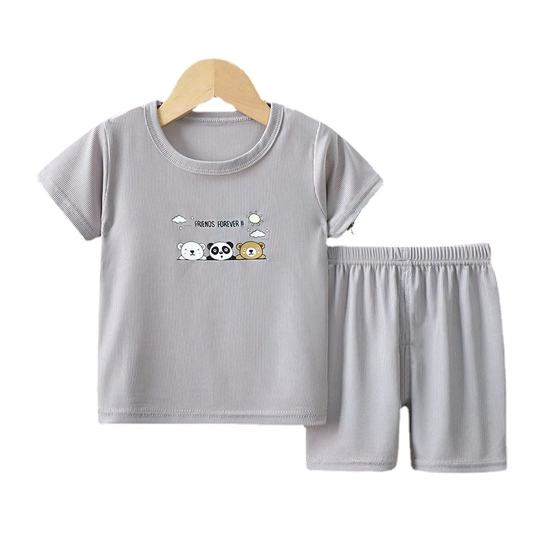 

2022 Summer Kids Clothes Cartoon T-shirt Two Piece Set Girls Clothing Set 1 To 8 Years Old Boys and Girls Leisure Suits