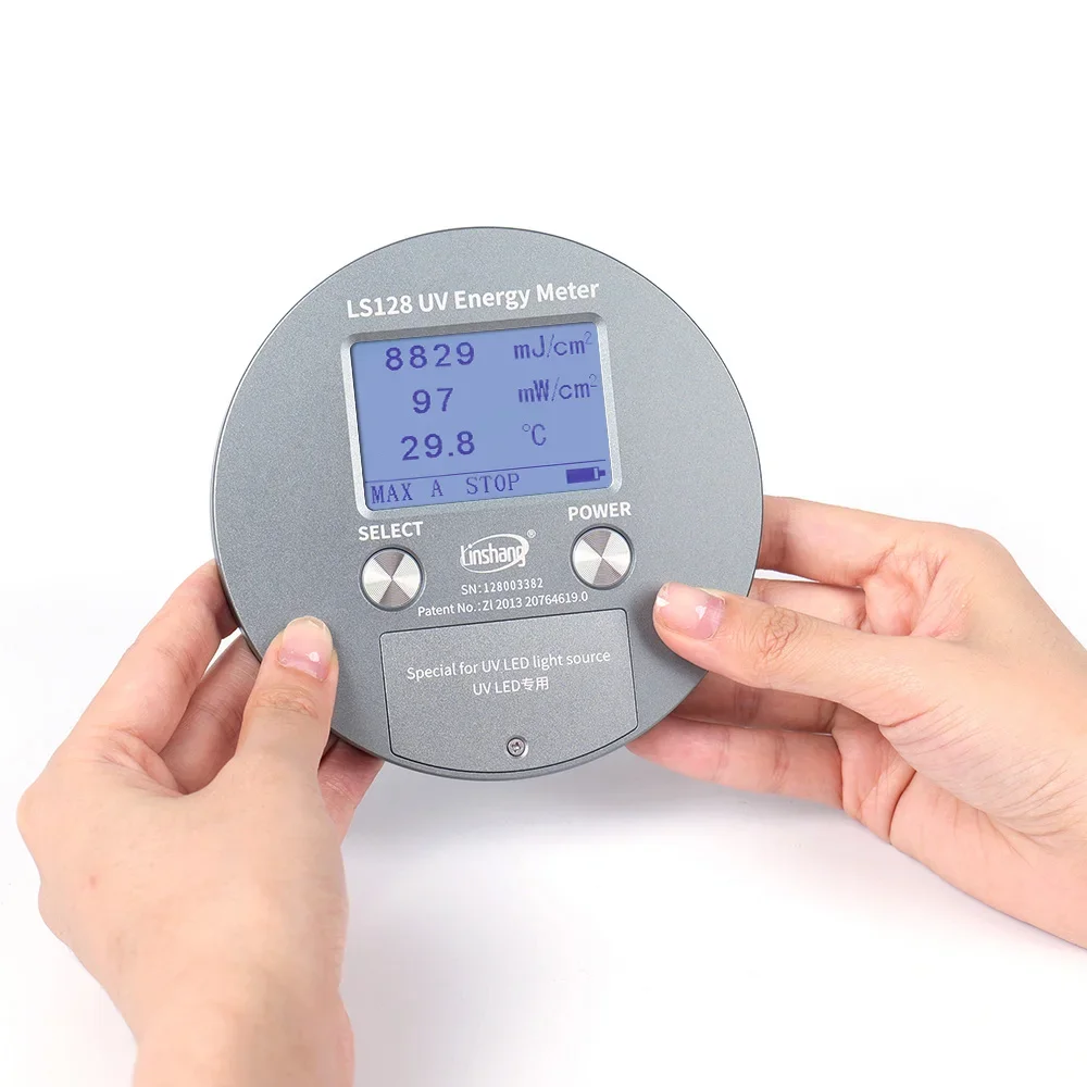 LS128 UVALED Lamp Intensity Power Meter Digital 340nm To 420nm Light UV Power Puck Radiometer Integrator UV Energy Meter