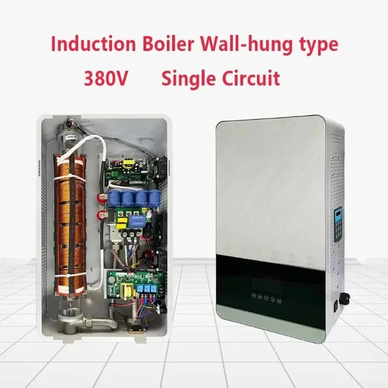 6KW Induction Electric Boiler Wall Mounted Electric Heating Boiler with Remote Control