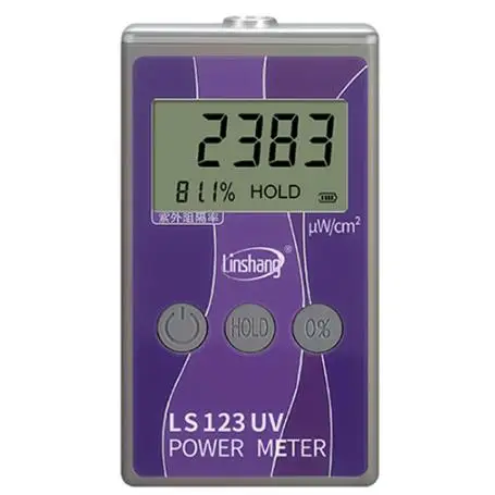 Solar Power Meter Tester Gauge with Irradiance Measuring Range 0 -40000 UW /c M2 and Relative Intensity 0 - 9999% LS123