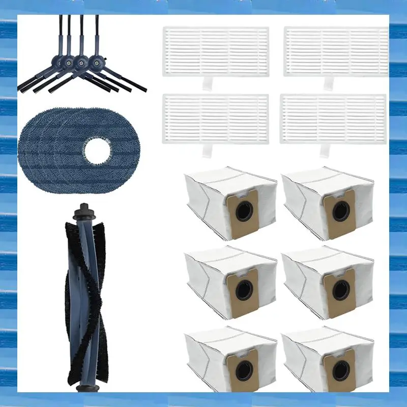 

AT53 Suitable For Eufy Sweeping Robot Omni C20 Accessories Main Roller Brush Side Brush Filter Dust Bag