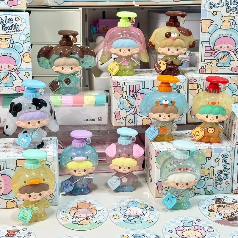 

Genuine Finding Unicorn Zhuo Dawang I Love Bathing Series Moe Beads Toys Anime Figure Cute Desktop Decoration Model Blind Bag