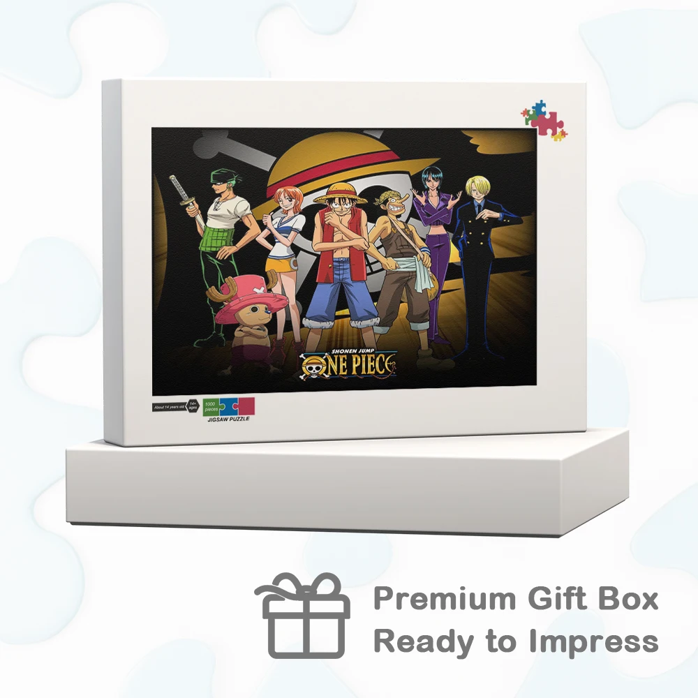 One Piece Luffy Adventure Puzzle the Straw Hat Pirates Unique Design Puzzle Classic Japanese Anime Characters Games and Puzzles