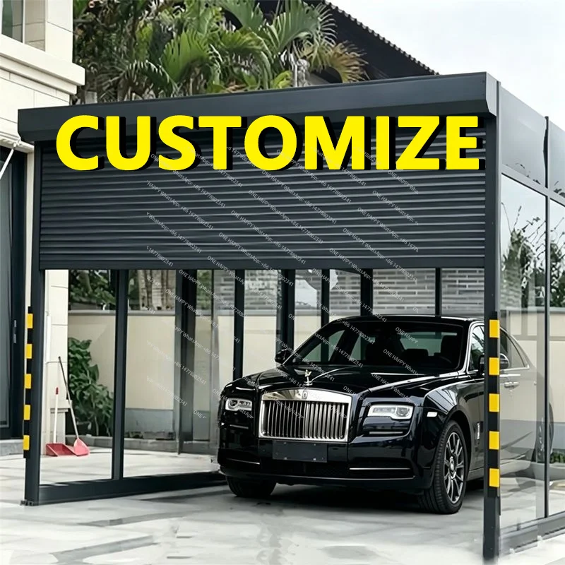 Any Size Custom Foldable Retractable Aluminum Carport Home Villa Patio Parking Shed Sturdy Durable Waterproof Windproof Sunshade