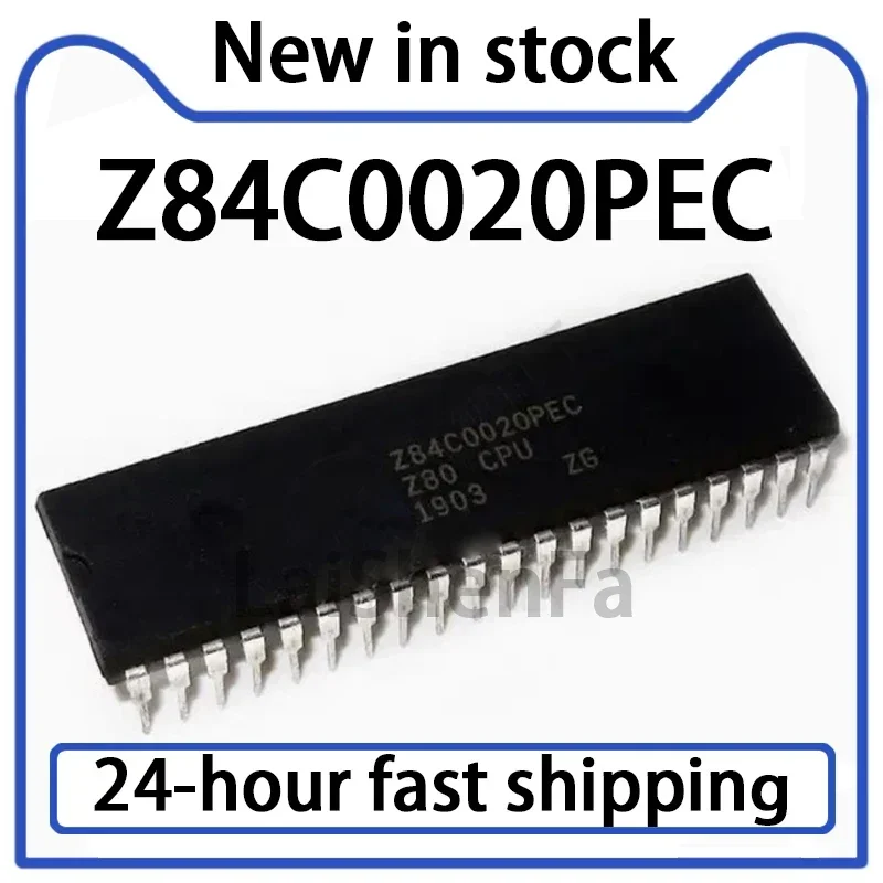 2PCS Z84C0020PEC Direct Insertion DIP-40 Microprocessor IC Stock