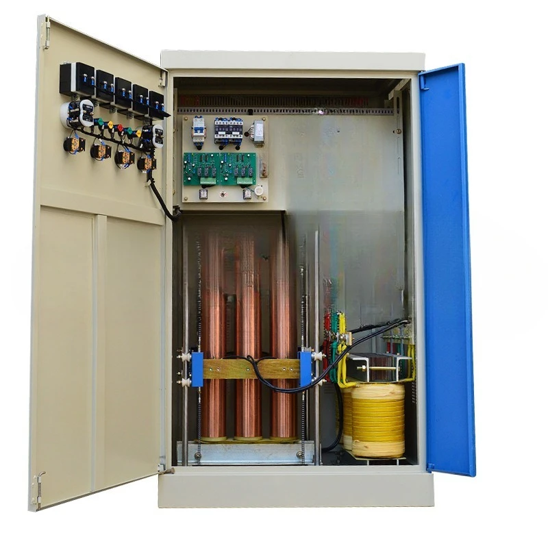 Three-phase voltage regulator automatic power supply