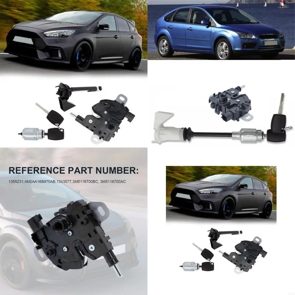 Replacements  Bonnet Release Catch set Engine Hood Latches Lock Suitable for Car  X37F