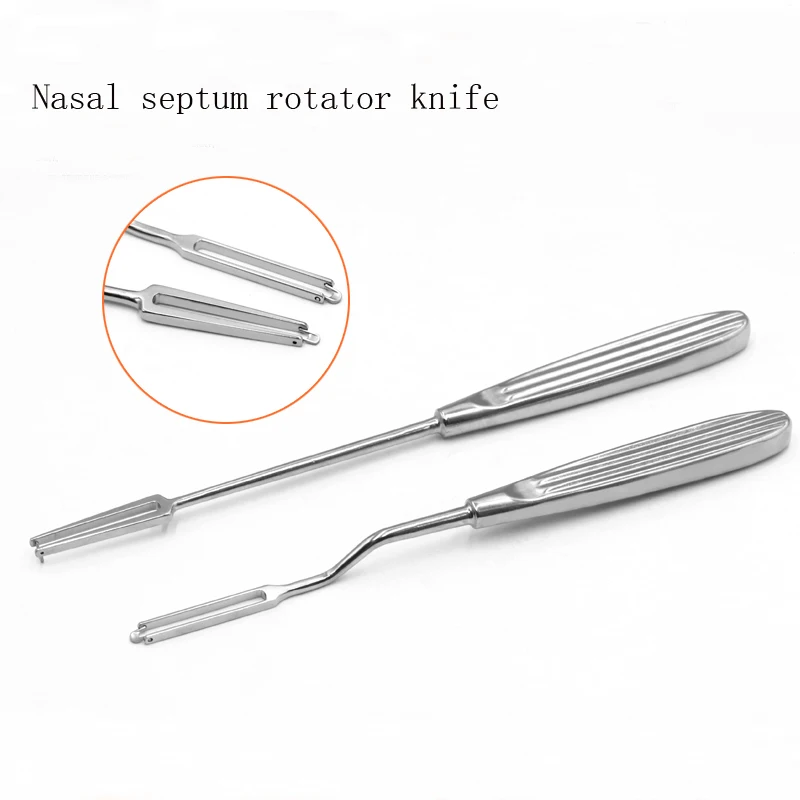 

Cosmetic nasal plastic instrument Nasal septum Rotary knife Stainless steel 360 degree rotary knife cartilage tool