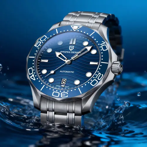 Imagen 2 del producto Reloj de Pulsera PAGANI DESIGN 2026 Nuevo V2 Waves 200M para Hombre, Reloj Automático de Lujo, Cristal de Zafiro AR