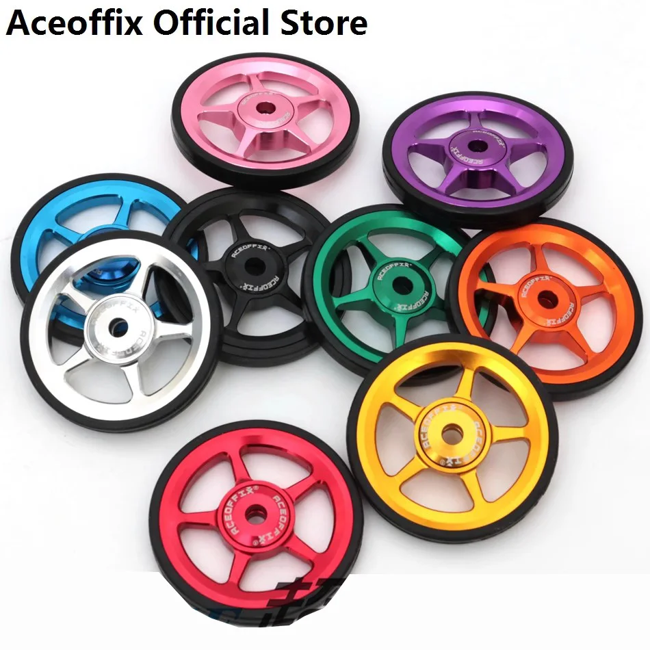 Aceoffix Easywheel for Brompton bike Eazy Wheels 1 Pair Super